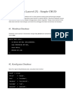 Latihan Laravel CRUD PDF