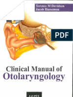Clinical Manual of Otolaryngology Clear Scan