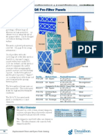 G4 Pre-Filter Panels: Oil Mist Eliminator