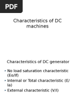 Characteristics of DC Machines