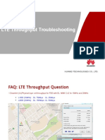 LTE Basic Actions for Throughput Troubleshooting