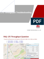 LTE Basic Actions For Throughput Troubleshooting