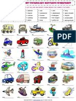 means of transport vocabulary matching exercise worksheet.pdf