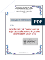 Nghiên Cứu Và Ứng Dụng Vật Liệu Che Chắn Phòng X-quang Trong Chẩn Đoán y Tế