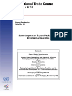 Some Aspects of Export Packaging in Developing Countries - Unctad, Wto