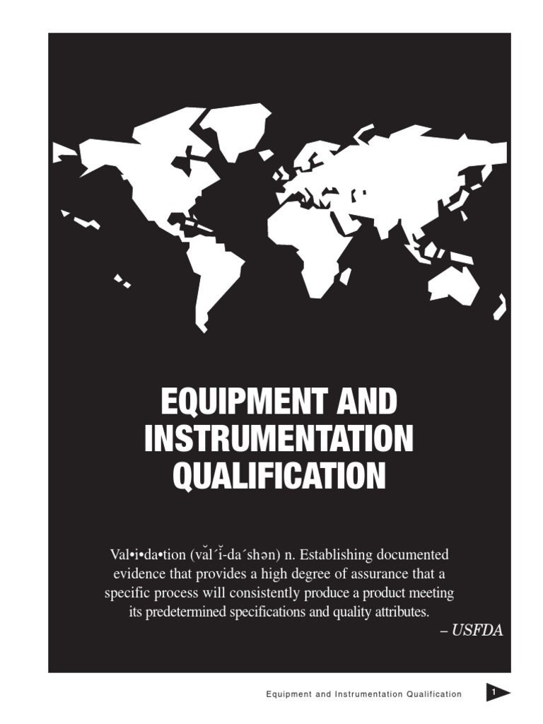 Equipment and Instrument Qualification | PDF | Verification And ...