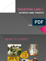 Taxation Law I: Estates and Trusts