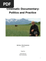 Cinematic Documentary - Handout