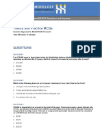 MO13 Round 2 Theory and Practice MCQs