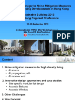 Case Study of Design for Noise Mitigation Measures for Public Housing Developments in Hong Kong