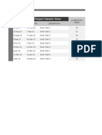 Gantt Chart