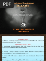 Curriculum Development