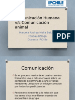 Comunicación Humana y Animal