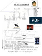 Movies Crossword