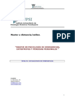 Ipsi - Master Psicologia de Emergencias - Tema IV - Situaciones Emergencia