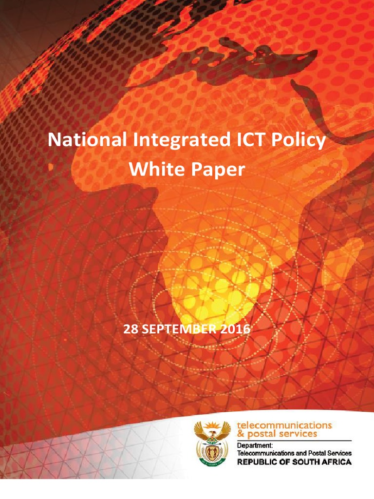 National ICT Policy White Paper 2016 | PDF | Technological Convergence ...