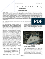 Behavior of Reinforced Concrete Skew Slab Under Deferent Loading Conditions 18 Aug