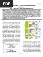Sewage Smells Like a Power Source for Developing 03 May