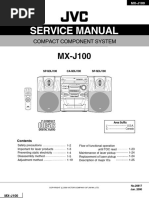 Audio JVC MX j100 Manual PDF