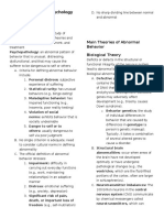 Abnormal Psychology