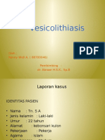 Lapsus Vesicolithiasis DR - Abraar