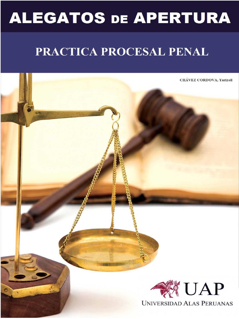 Alegatos de Apertura en Juicio Oral | PDF | Ley procesal | Evidencia (ley)