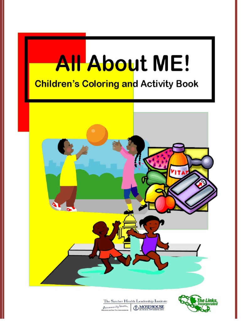 All About Me! Children's Coloring and Activity Book PDF | PDF | Foods ...