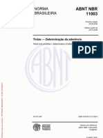 NBR 11003 (2009) - Tintas Determinação Da Aderência