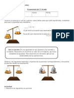 Ecuaciones de 1° Grado Sandra Carvajal 7º y 8º Basico 2016