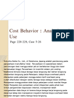 Cost Behavior - Minggu 3