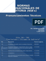 Presentaciones NIA 700 799 PDF