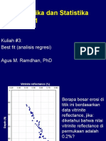 Kuliah #3 Best Fit - Analisis Regresi