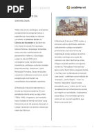 Apostila O Surgimento Da Sociologia
