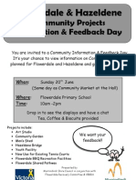 Flowerdale Community Feedback Day MSC