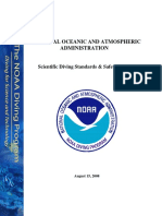 National Oceanic and Atmospheric Administration: Scientific Diving Standards & Safety Manual