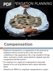 5. Compensation Planning