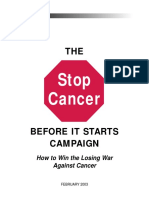 Stop Cancer Book