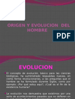 Origen y Evolucion Del Hombre