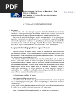 A Teoria Linguística Em Chomsky