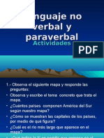 ACTIVIDAD Lenguaje No Verbal y Paraverbal PRIMERO