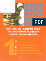 Guia Control de Calidad en La Producción de Muebles y Carpinteria en Madera