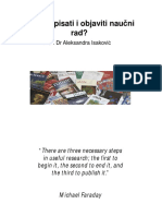Kako Napisati I Objaviti Naučni Rad PDF