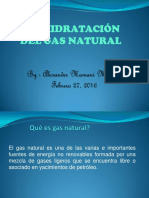 Deshidratación Del Gas Natural..