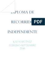 Diploma de Recorrido Independiente 