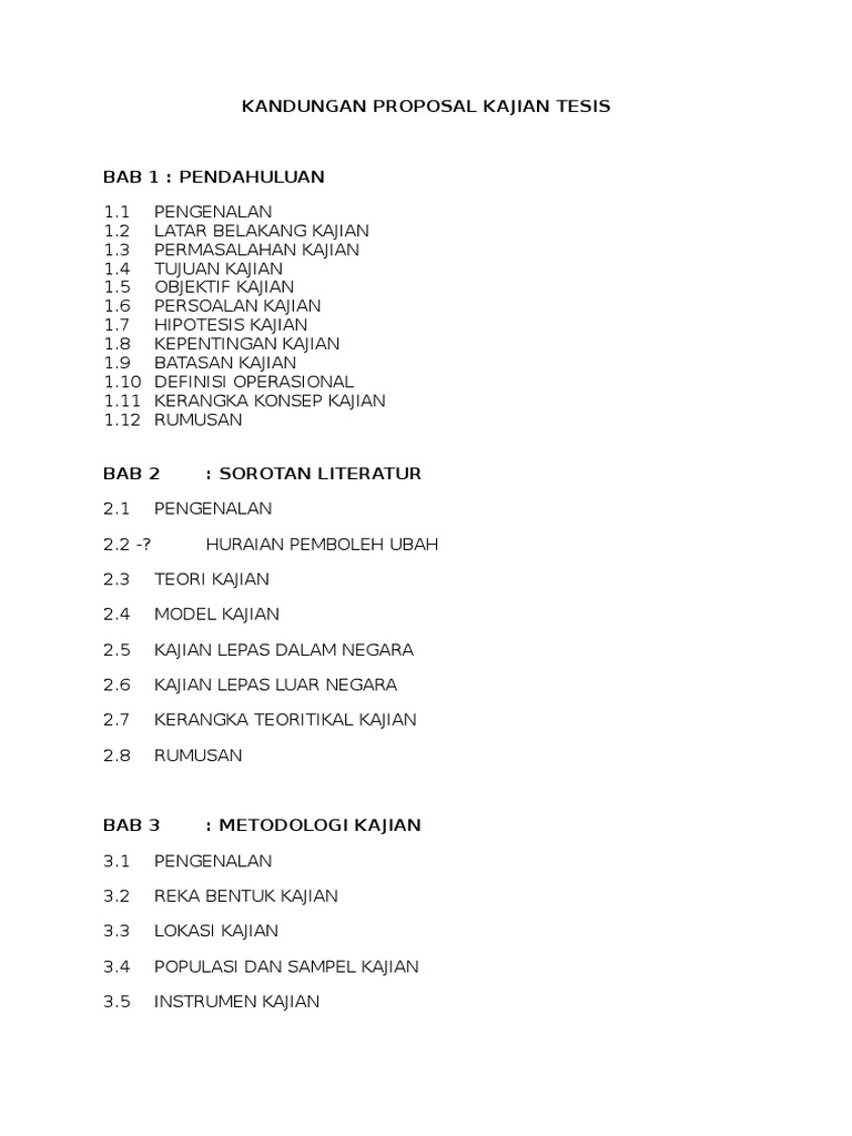 Format Proposal Ums | PDF