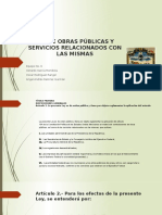 Ley de Obras Públicas y Servicios Relacionados