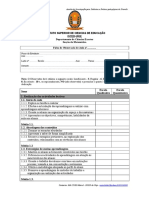 Ficha de Observação para As Práticas Pédagogicas