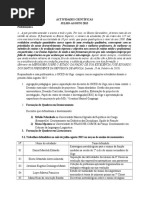 Actividades Científicas Julho-Agosto 2015 Isced