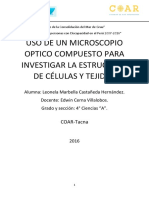 Uso de Microscopio Optico PDF