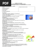 O Principezinho - Verificação de Leitura